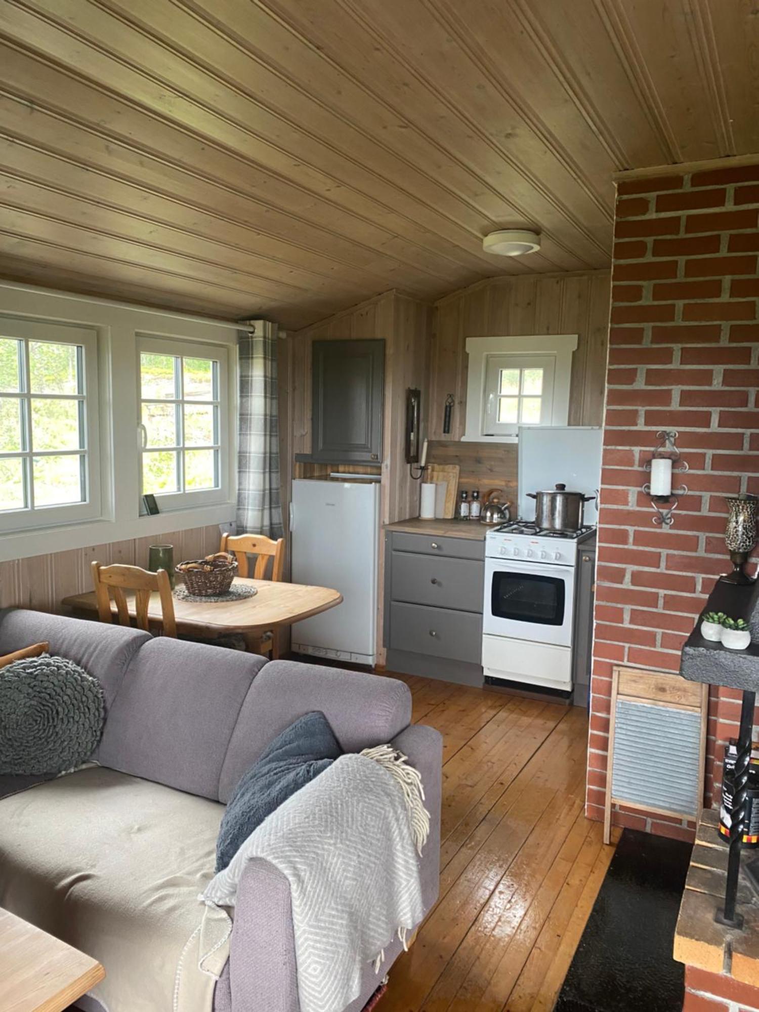 Cabin In The Mountain, Outstanding View & Solar Energy Vollen Exterior foto